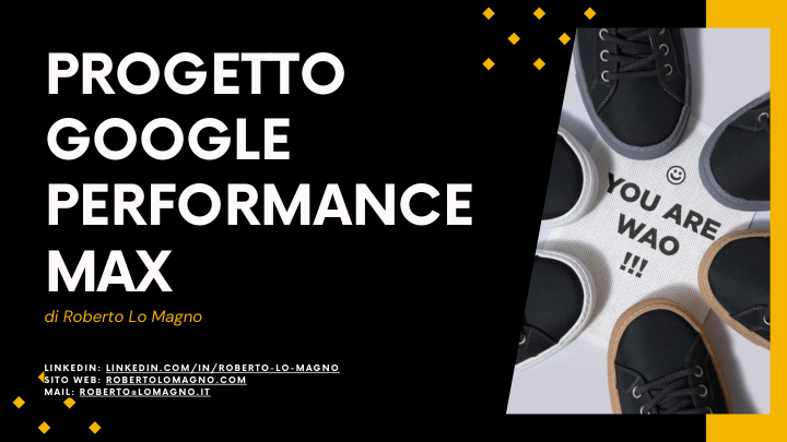 Copertina del progetto Google Ads Performance Max